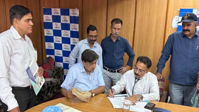 Free medical consultation and checkup camp organized at Pink City Press Club Free medical consultation and checkup camp organized at Pink City Press Club