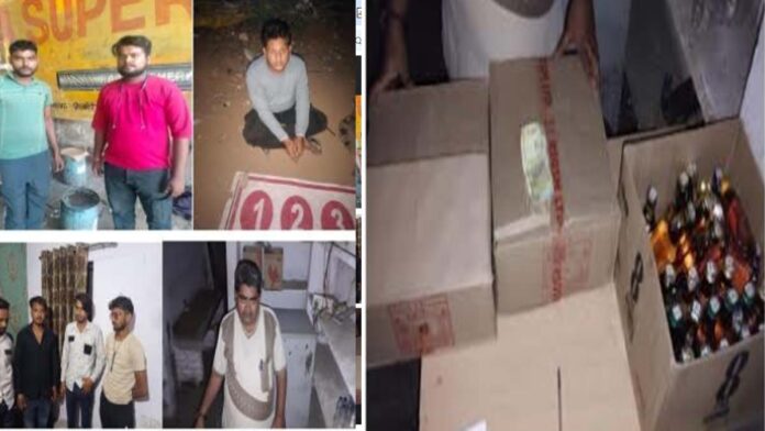 Police arrested nine gamblers Police arrested nine gamblers