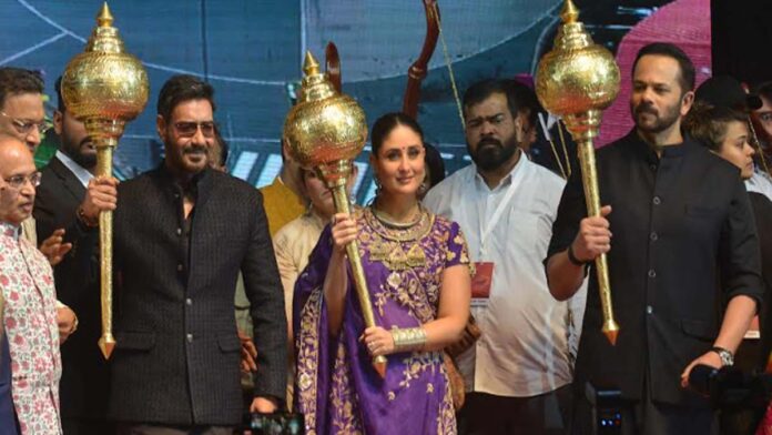 First song of Rohit Shetty's cop universe film Singham Again is Jai Bajrangbali
