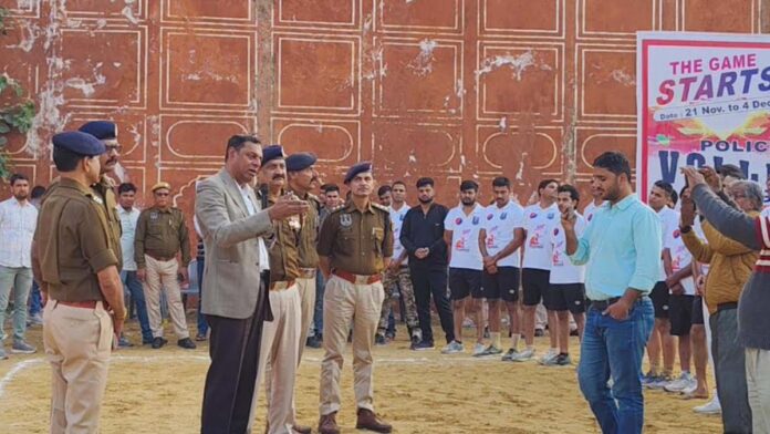 Jaipur Police-Public Volleyball League second phase matches started