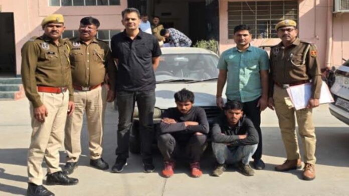 Two four wheeler thieves arrested