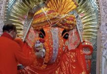 नहर के गणेश जी मंदिर में बुधवार को बिखरेगी फागुनी छटा