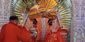 नहर के गणेश जी मंदिर में बुधवार को बिखरेगी फागुनी छटा