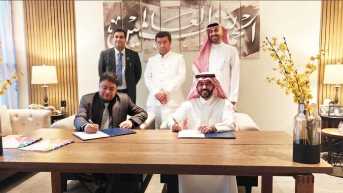 Rajasthan government delegation signed MoU with Saudi Arabia based Swiss hospitality company and C Ventures