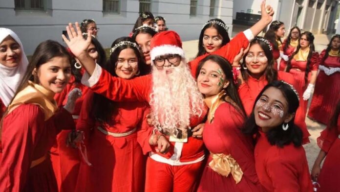 Christmas festival celebrated with great pomp