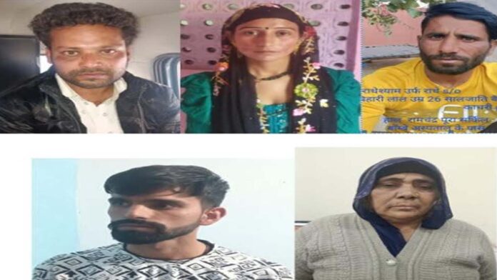 Eight drug and liquor smugglers including four women arrested