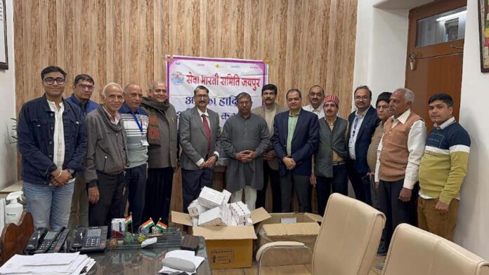 Bhankrota fire incident: Seva Bharti provided medicines worth Rs. 2.5 lakh