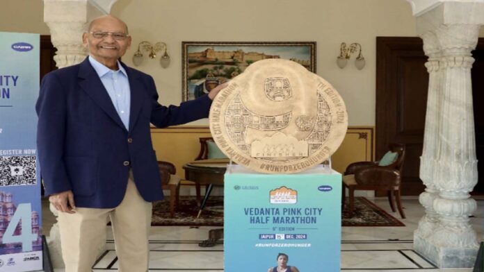 Vedanta Group launches the medals of Vedanta Pink City Half Marathon 2024