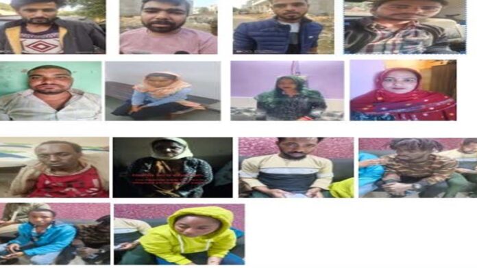 Fourteen smugglers including five international drug smugglers arrested