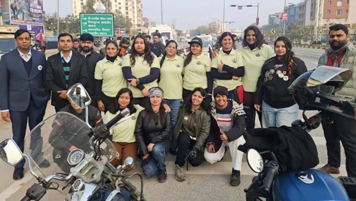 One thousand bikers gave the message of road safety awareness