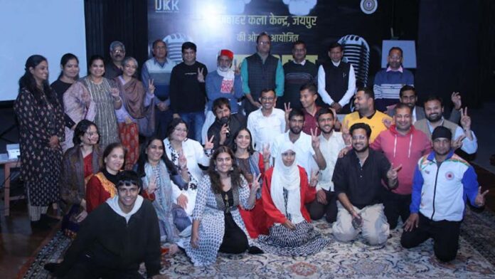 Participants learnt the tricks of successful stage management in Sutradhar workshop