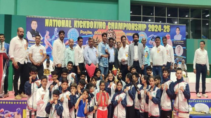 Rajasthan became champion in kick boxing
