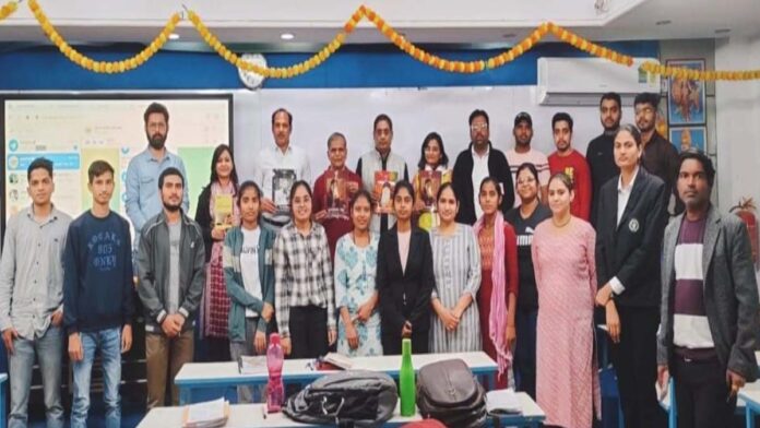Students at Rajsthali Law Institute learnt Osho guided meditation practices