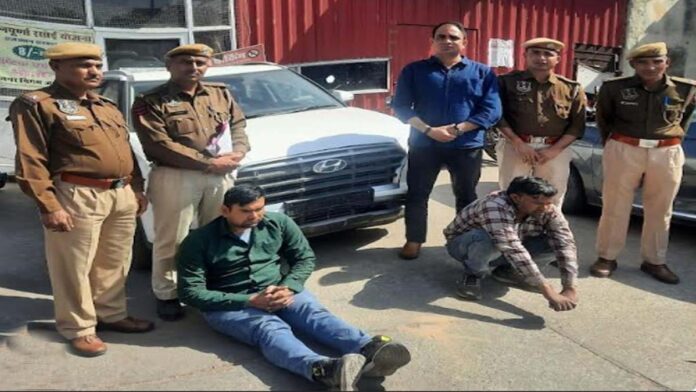 Two miscreants who stole a four-wheeler and fled were arrested