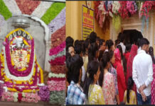 छठ मेला: आमेर के शिला माता मंदिर में उमड़े श्रद्धालु