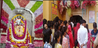 छठ मेला: आमेर के शिला माता मंदिर में उमड़े श्रद्धालु