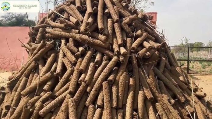 Increased demand for cow dung cakes for Holika Dahan