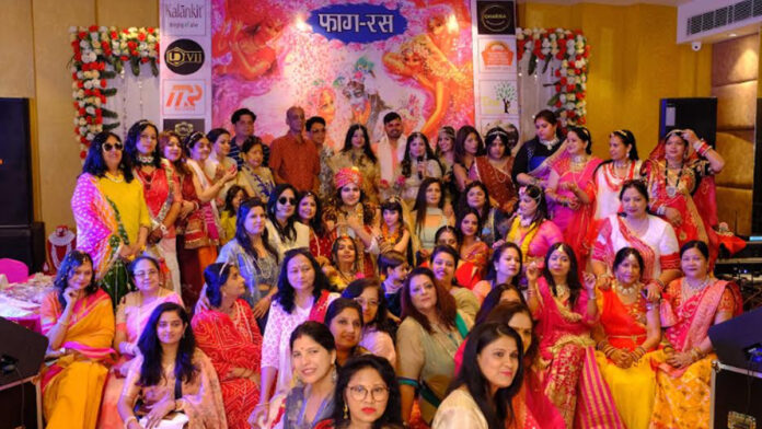 Sanatan Dharma and culture were highlighted, women played Faag in Faag Ras