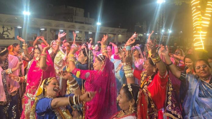 Ghoomar festival was organized by Rajasthan State Mali-Saini Mahasabha