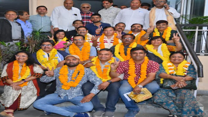 Mukesh Meena elected President of Press Club for the third time