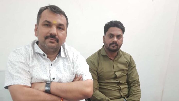 DPM STC College Secretary and Babu arrested taking bribe
