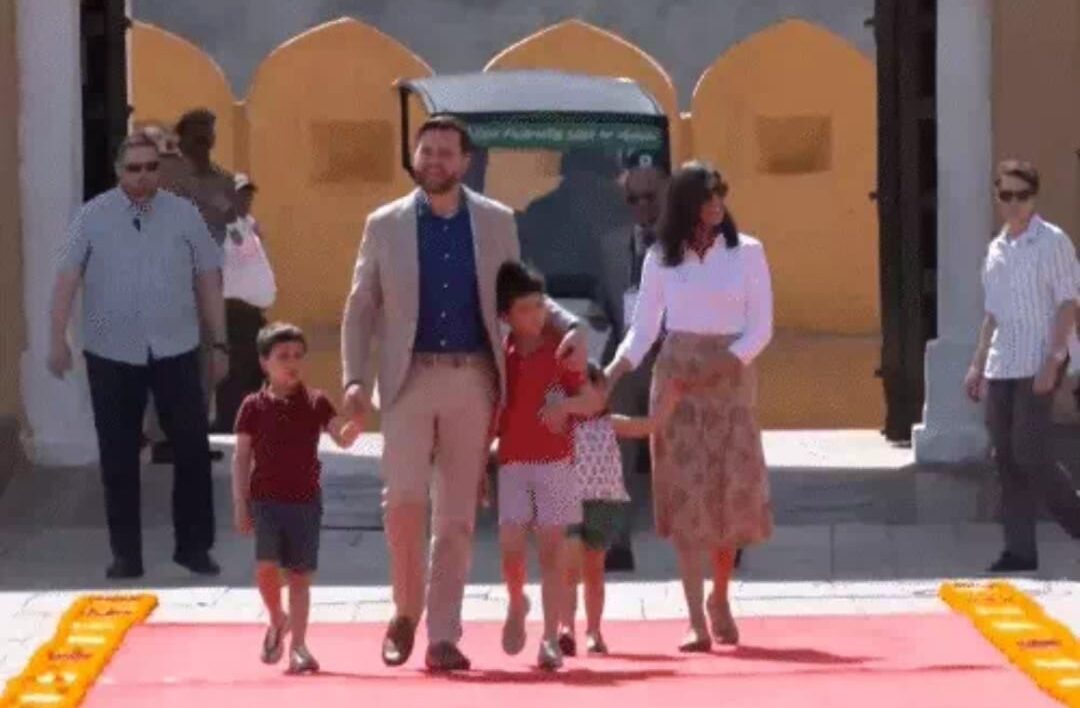 US Vice President JD Vance visited Amer Fort with family