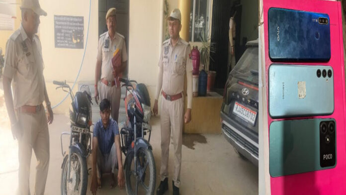 A cunning vehicle thief was arrested