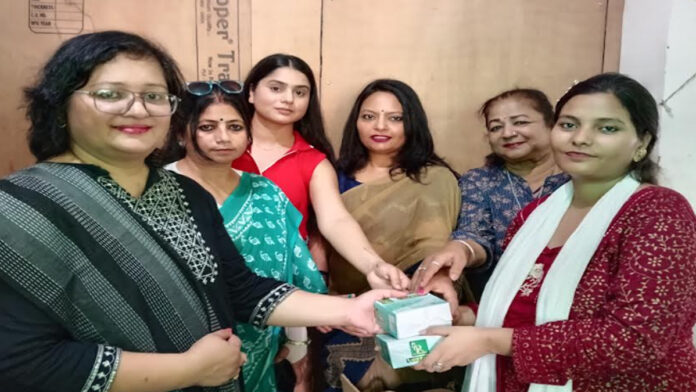 Free sanitary pads distributed to needy women and girls
