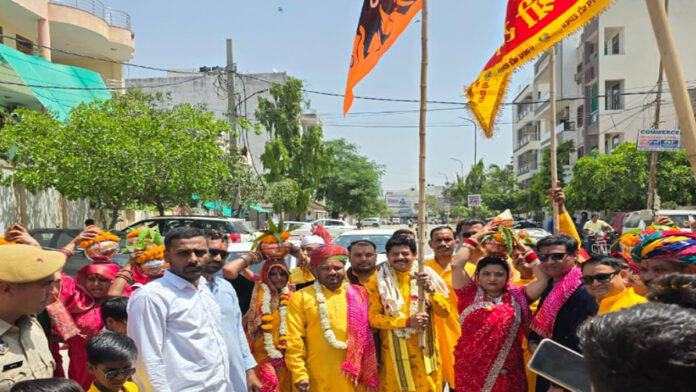 The Prana Pratishtha festival begins with the Kalash Yatra