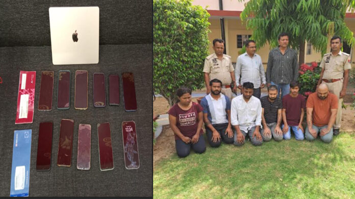 The gang involved in cheating in the name of online trading was caught by the police
