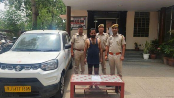 A cunning burglar who used to rob empty houses was arrested