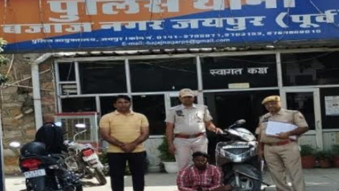 A clever vehicle thief who stole a two-wheeler was arrested