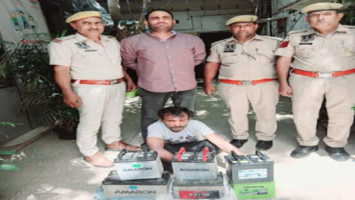 Thief arrested for stealing battery from ambulance vehicle