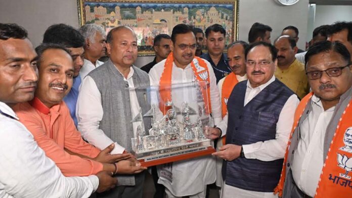Union Minister JP Nadda and Chief Minister Sharma visited MNIT Jaipur