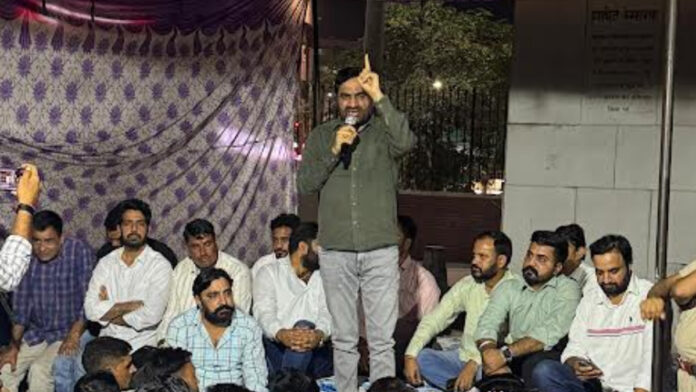 MP Hanuman Beniwal roared on SI recruitment scam