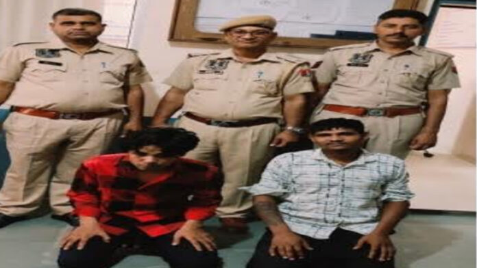 The two-wheeler thief was also arrested along with the burglar