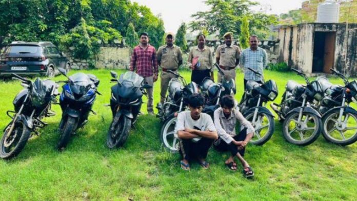 Two vicious criminals of two wheeler theft gang arrested