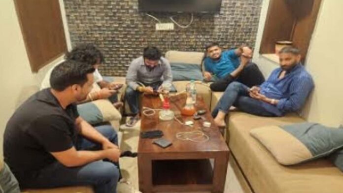 Police raided a hookah bar