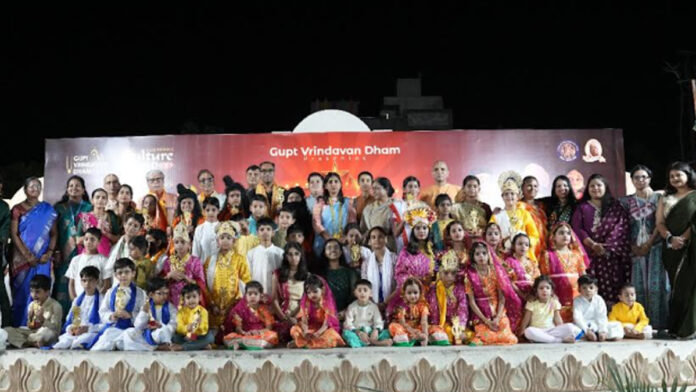 A Sanskar camp was organized along with a grand talent day at Gupt Vrindavan Dham
