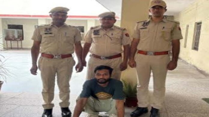 The rape accused who was absconding for two months was arrested from Bareilly