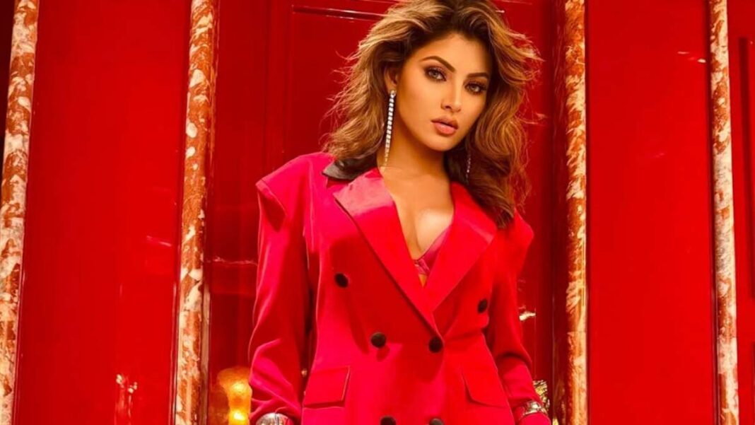 Urvashi Rautela creates a stir on the internet in her Rs 7 lakh red blazer avatar