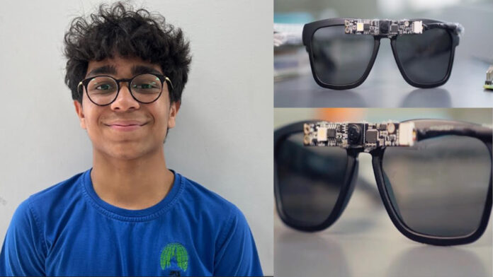 Jaipur school student Arjun Patel designs AI-powered smart glasses 'Sightsense'