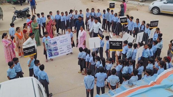 Cleanliness rally and special cleanliness drive organized under the campaign 