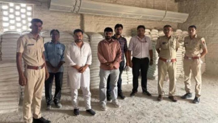 Raid on M/s Shine Chemicals and Minerals Group factory