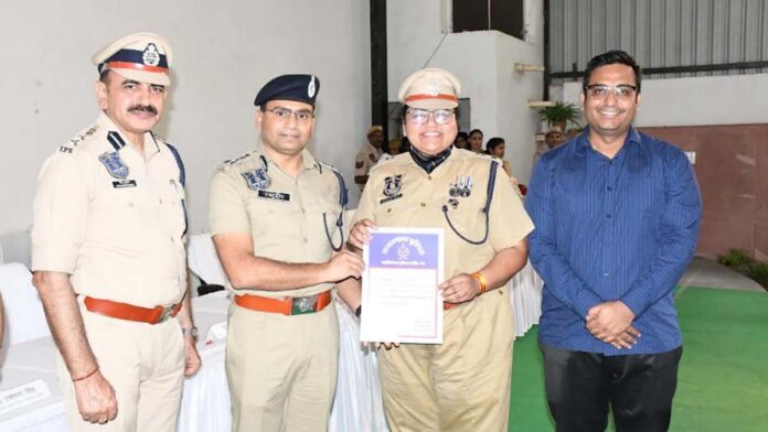 Additional Police Commissioner honoured with DGP Disc and Service Medal