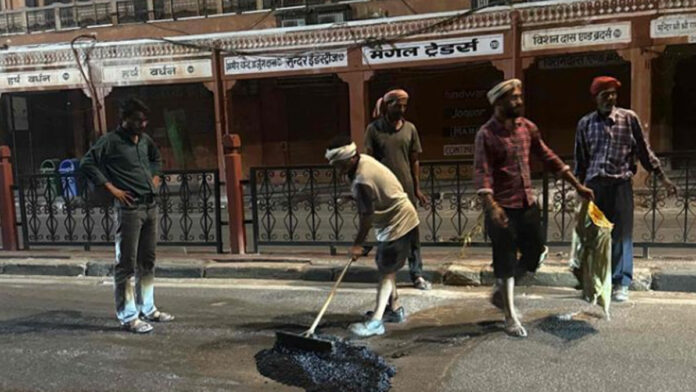 Heritage Corporation did patchwork work at more than 500 places