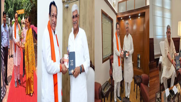 Cabinet Minister Joraram Kumawat met Union Ministers