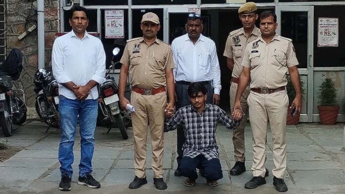 The absconding criminal arrested in the case of atrocities on women