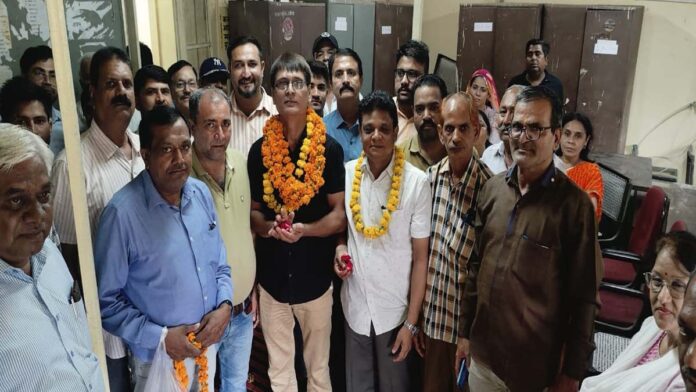 Vinod Sharma elected unopposed as president for the third time