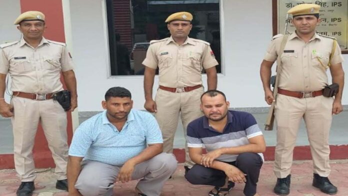 Two history-sheeter henchmen of Rohit Godara and Virendra Charan arrested with weapons and fake passports